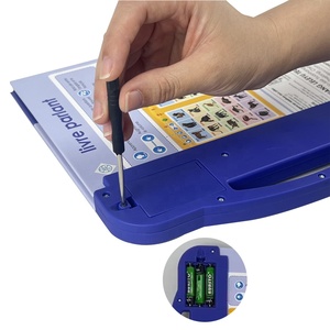 Enfants début éducatif E <span class=keywords><strong>livre</strong></span> Machine d'apprentissage jouet Montessori anglais et français parlant <span class=keywords><strong>livre</strong></span> électronique point-lecture <span class=keywords><strong>livre</strong></span> sonore - Product Image 5