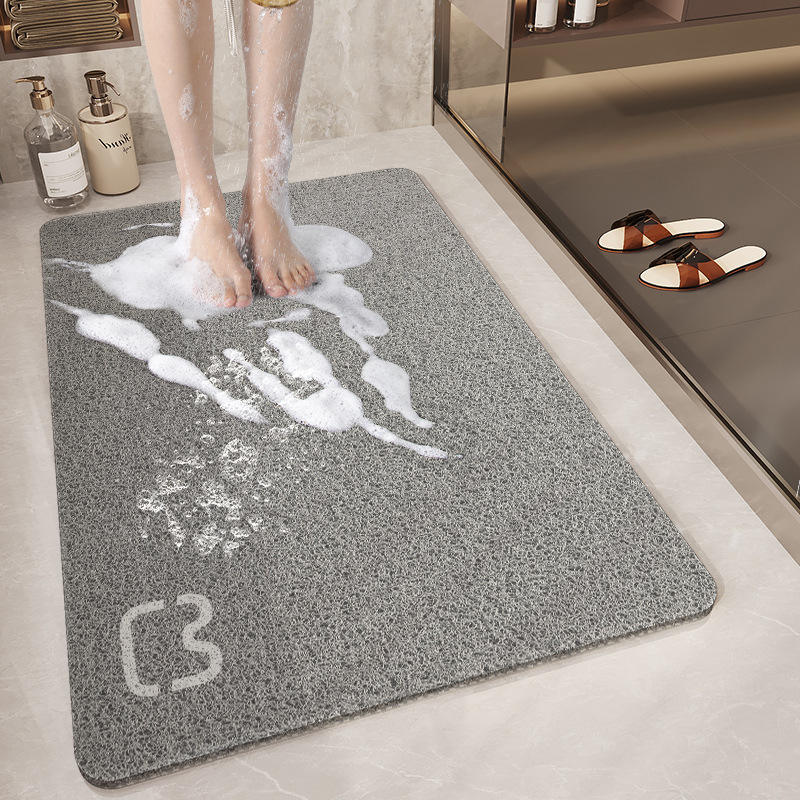 Tapis de douche - gris-noir