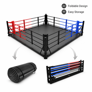 <span class=keywords><strong>Ring</strong></span> <span class=keywords><strong>de</strong></span> boxe pliable 4x4m, <span class=keywords><strong>ring</strong></span> portable avec structure <span class=keywords><strong>en</strong></span> acier pour MMA, Muay Thai, lutte, entraînement et compétition <span class=keywords><strong>en</strong></span> salle <span class=keywords><strong>de</strong></span> sport - Product Image 1