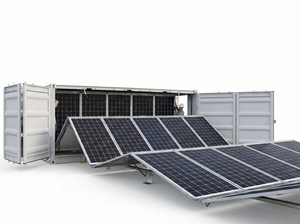 Solar Mobile Container-Hybrid Portable Solar System Lithium Ion Battery Customizable Power Mounting Pure Sine Wave Inverter - Product Image 6
