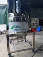 Cuve de mélange 500L 1000L en SUS316L avec agitateur, homogénéisateur et chauffage électrique à vapeur