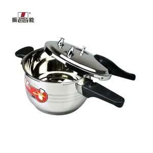 หม้ออัดแรงดันสแตนเลสขัดเงา Zhenneng สำหรับทำอาหารเร็ว ใช้ได้กับเตาแก๊สและเตาแม่เหล็กไฟฟ้า เหมาะสำหรับร้านอาหาร - Product Image 5