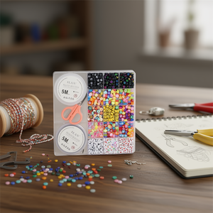 ILAN Bead Set 18x17cm With <b>Letters</b> Numbers Colors For Jewelry Making - Product Image 3