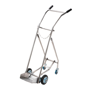 Zuurstoftankar Dolly Roestvrijstalen Gasfles Kar Met Intrekbare Wielen Propaan Tankwagen Cilinder Carttrolley Truck - Product Image 1