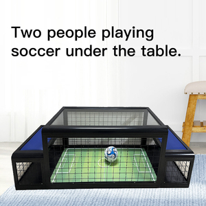 Máquina de Fútbol y Fútbol Americano para Debajo de la Mesa, Equipo de Juego de Dos Deportes, Metálico, Unisex, Interacción <span class=keywords><strong>en</strong></span> <span class=keywords><strong>Vivo</strong></span>, Accesorios para Actividades de Calentamiento - Product Image 2