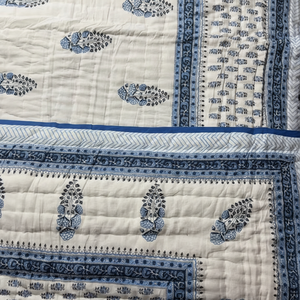 Edredón de Lujo Tejido a Mano con Diseño de Patchwork, Estilo Vintage, Tamaño Queen, Algodón Kantha, Manta Reversible Suave para Invierno, para Hotel - Product Image 1