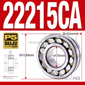 22215CA/C3W33 75x130x31mm 22215-E1-XL rodamiento de rodillos esféricos 22215 <span class=keywords><strong>E</strong></span> 22215 <span class=keywords><strong>EJ</strong></span> W33 rodamiento 22215 CC - Product Image 2