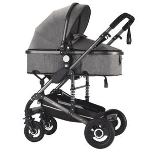 Poussette pour bébé, siège de voiture, poussette, poussette, chariot pliant de voyage, poussette multifonction 3 en 1 - Product Image 1