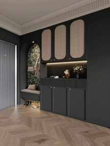 Armoire de présentation modulaire en bois de conception récente, écologique, avec rangement intégré et esthétique moderne - Product Image 4