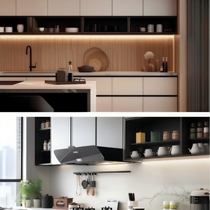 Armoires de cuisine en gros : Armoires modulaires sur mesure de style moderne avec comptoirs en marbre - Product Image 6