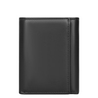 Dompet Pria Kulit Asli Vintage RFID Anti-Skimming Multi-Slot Kartu Model Pendek Diskon 70% Penjepit Uang Penjepit Dolar Kantong Koin