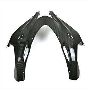Accessoires de ZX-10R de moto personnalisés Capot de carénage en fibre de carbone 3K pour <span class=keywords><strong>Kawasaki</strong></span> Ninja ZX10R ZX10RR 2016-2020 Carénage avant - Product Image 4