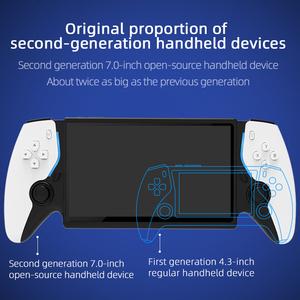 2025 Mới Nhất 7 Inch 64GB Hc8000 Trò Chơi Giao Diện Điều Khiển Trẻ Em Quà Tặng IPS Màn Hình <span class=keywords><strong>3D</strong></span> Cầm Tay Video Trò Chơi Máy Nghe Nhạc Với Đôi Điều Khiển - Product Image 5