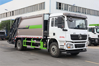 Camion à ordures compacteur Shacman 16CBM 4X2 Japonais LHD RHD pour la collecte des déchets municipaux