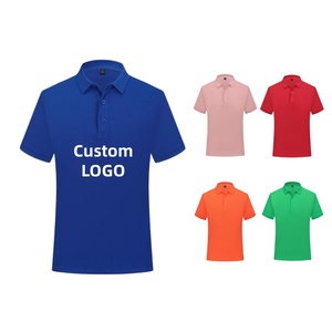 Quick-drying 100% Polyester Custom logo DTG Breathable Embroidery Sports Business Polo Shirts Blank Sports Short-sleeved