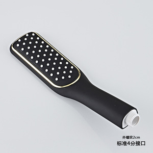 Cabezal de Ducha Chengming Negro Dorado, Rectangular, con Rociador de Lluvia, Portátil, de Mano, con Función Anticorrosión - Product Image 3