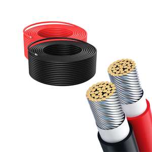 Kabel Surya PV Tembaga Kaleng Grosir Isolasi XLPO 600V-1000V untuk CE untuk Kabel Surya 2.5mm-16mm - Product Image 1