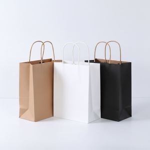 Bolsas de Compras Promocionales LH con Logotipo Personalizado, de Alta Gama, Biodegradables, Ecológicas, Acabado Mate Aséptico, con Asas de Cuerda de Algodón Kraft - Product Image 4