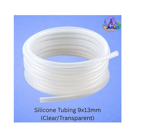 Premium Clear <b>Silicone</b> <b>Tubing</b> 9x13mm Flexible Transparent Transfer Hose for Laboratory Fluid Handling Industrial and General Use - Product Image 2