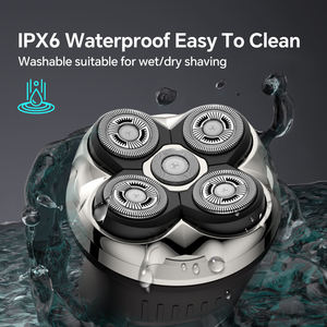 Máquina de Afeitar de Alta Potencia IPX6 para Cabeza Calva, Afeitadora de Cinco Cabezas para Interiores y Exteriores, Kit de Afeitado Portátil - Product Image 2