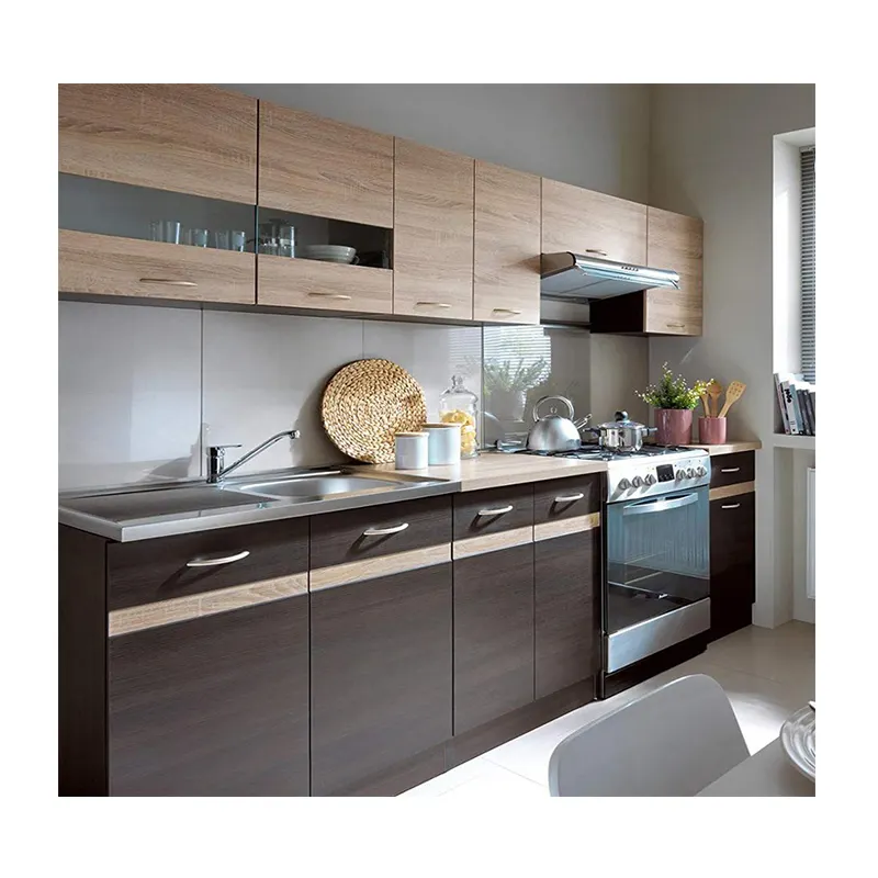 Vendita della fabbrica italiana Moderna Piccola in legno modulare dispensa cabinet/Armadio da cucina disegni