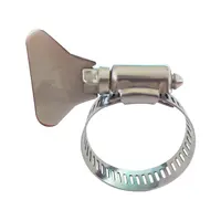 Stainless Steel American Hose Clamp with Metal Butterfly Handle