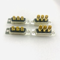 Conector D-sub Mixto Combinado de Alta Corriente 20A, Cobre IP40, Acero Inoxidable, Conexiones de Cable para Equipos de Comunicación