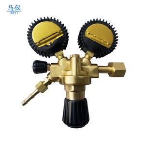Factory Direct Fast Delivery Dual-Gauge All-Copper Oxygen Carbon Dioxide Nitrogen Argon <b>Pressure</b> <b>Reducing</b> <b>Valves</b> Export Quality - Product Image 4