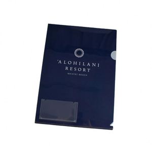 Carpeta de Archivo Transparente en Forma de L, Personalizada, de Plástico PP/PVC A4, para Suministros de Oficina, con Bolsillo Frontal - Product Image 1
