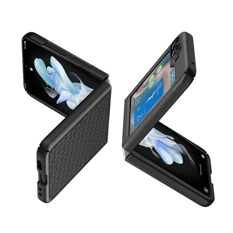 2023 Nieuw Voor Samsung Galaxy Z Flip 5 Opvouwbare Scherm Telefoon Hard Plastic Holster Riem Clip Beschermende Mobiele Case