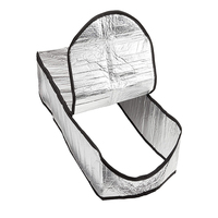 Couverture d'escalier isolante en aluminium argenté écologique, résistante à l'eau, R4.0/R5.0, avec garantie d'un an