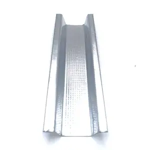 China Cheap Price Steel Keel Drywall Ceiling Resilient Channel Hat Furring Channel Suit For RSIC-1 Sound Isolation Clips