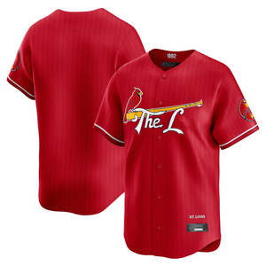 ملابس رجالية من stlouis City Connect Jersey. أزياء مخصصة مطرزة مخيطة بشعارات حمراء - Product Image 2