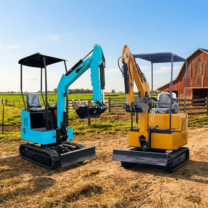 Mini-excavatrice chinoise à prix abordable, petite pelle sur chenilles de 0,6 tonne, 1 tonne, 1,25 tonne, 1,5 tonne, nouvelle pelle à vendre - Product Image 1