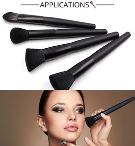 39Pcs Black Makeup Brush Set Custom Logo Eco Friendly Beauty Tools for Face <b>Eye</b> Makeup - Product Image 3