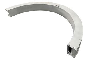 פרופיל מסילת אלומיניום כבדה לכיפוף מסילה לרכב הסעות RGV וקו מגע הזזה - Product Image 3