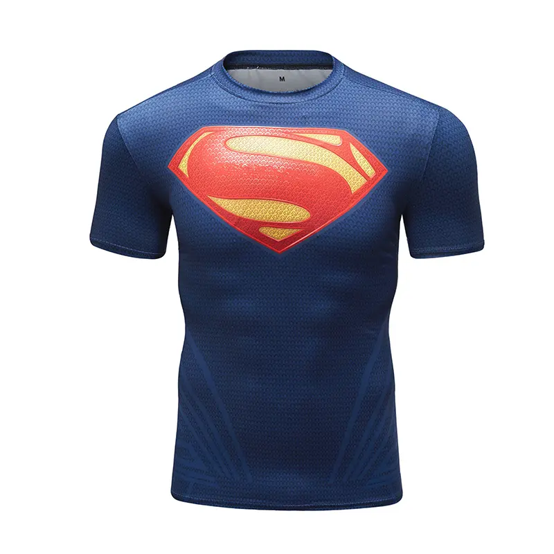 Best Quality Sublimation Logo Printed Tshirt Gym Clothing Men TShirts