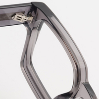 Nouvelles montures de lunettes optiques de luxe haut de gamme pour hommes et femmes matériau en acétate solide avec des lunettes à grande monture épaisses