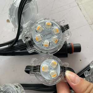 E-top Point <span class=keywords><strong>Led</strong></span> Pixel Light Outdoor Alta calidad DC12V 30mm WS2811 Módulo <span class=keywords><strong>RGB</strong></span> <span class=keywords><strong>Led</strong></span> Point Lights Gemstone Luces de pista permanentes - Product Image 2