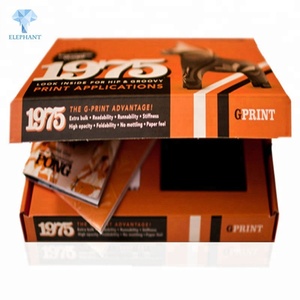 Custom Full Color Printed High Enld Exquisite Corrugated Literature Mailer <b>Box</b> - Product Image 2