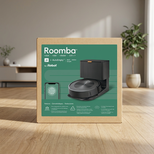 For J6 AutoEmpty Robot Vacuum Mop with HEPA Filter Plastic Construction Smart <b>Mapping</b> Obstacle Avoidance for Hard Floors - Product Image 2