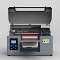 Mini Impresora Plana UV DTF A4 de Inyección de Tinta Led para Impresión Directa en Tarjetas de Identificación, CD, PVC, Vidrio, Cuero, Metal, Madera y Fundas de Teléfono