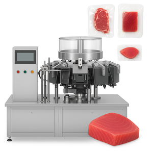 100 bags/phút chân không PREMADE nhựa Pouch bao bì đầy đủ tự động Gà Cá thịt quay điền máy đóng gói - Product Image 2