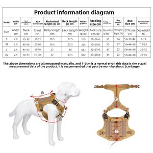 เสื้อกั๊กไนลอนสะท้อนแสงสุดหรูสำหรับสุนัขขนาดใหญ่ขนาดกลาง - Product Image 3