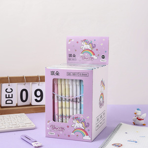 Гелевая ручка с мультяшным единорогом, 0,5 мм - Product Image 4
