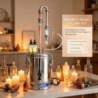 Distillateur de bureau, équipement de distillation à la vapeur, mini portable pour usage domestique, laboratoire, extraction d'herbes à petite échelle