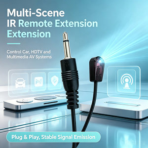 Cable IR IFA02 011, Emisor de Rayos IR Estéreo de 3.5mm, Revestimiento de PVC, Niquelado CCS CCA, Distancia de Transmisión de 13-15m - Product Image 2