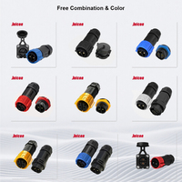 Connecteur étanche IP67 Jnicon M25 2- 22 broches 2+20 broches pour signal d'alimentation
