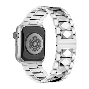 สายนาฬิกาข้อมือสแตนเลสสตีลพรีเมียมสำหรับ <span class=keywords><strong>Apple</strong></span> <span class=keywords><strong>Watch</strong></span> <span class=keywords><strong>SE</strong></span> 6 38 40 44 มม. สายโลหะทดแทน ทนทาน อุปกรณ์เสริมสำหรับสมาร์ทวอทช์ - Product Image 4