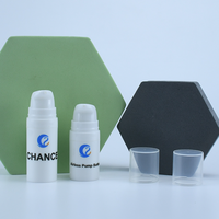 Flacon cosmétique vide en PP de 5 ml, 10 ml, 15 ml, format voyage, flacon sans air en plastique, emballage pour soins de la peau, flacon échantillon pour sérum